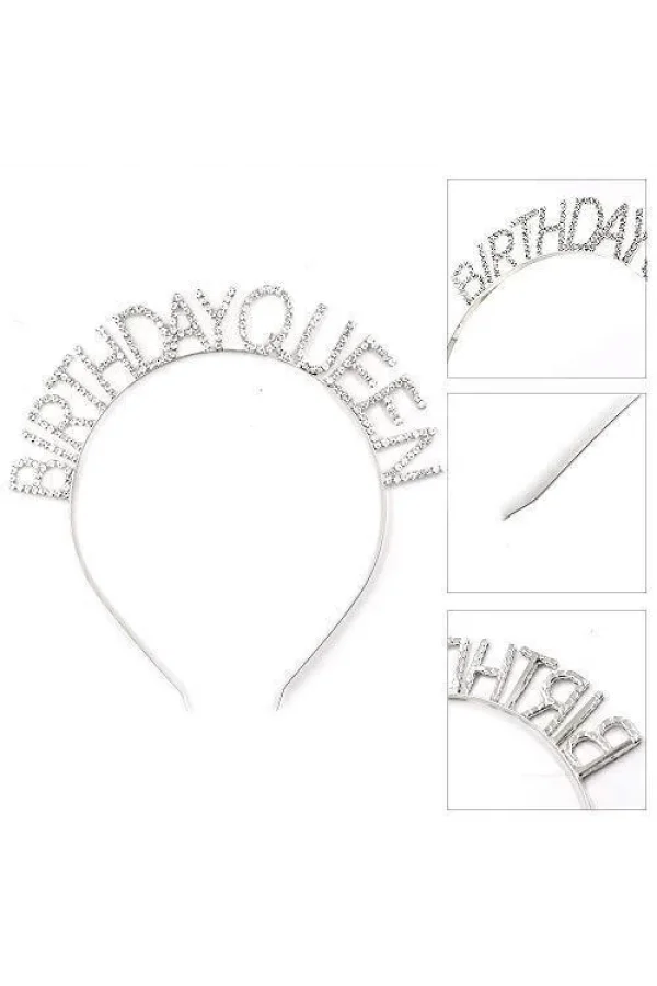 Birthday Queen Yazılı Kraliçe Taç