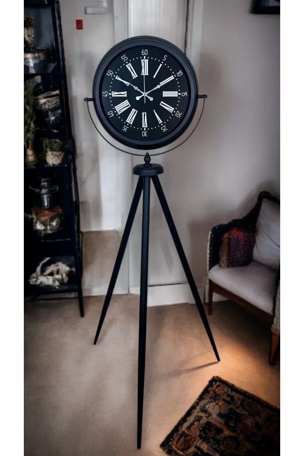Black Aura Tripod Ayaklı Saat