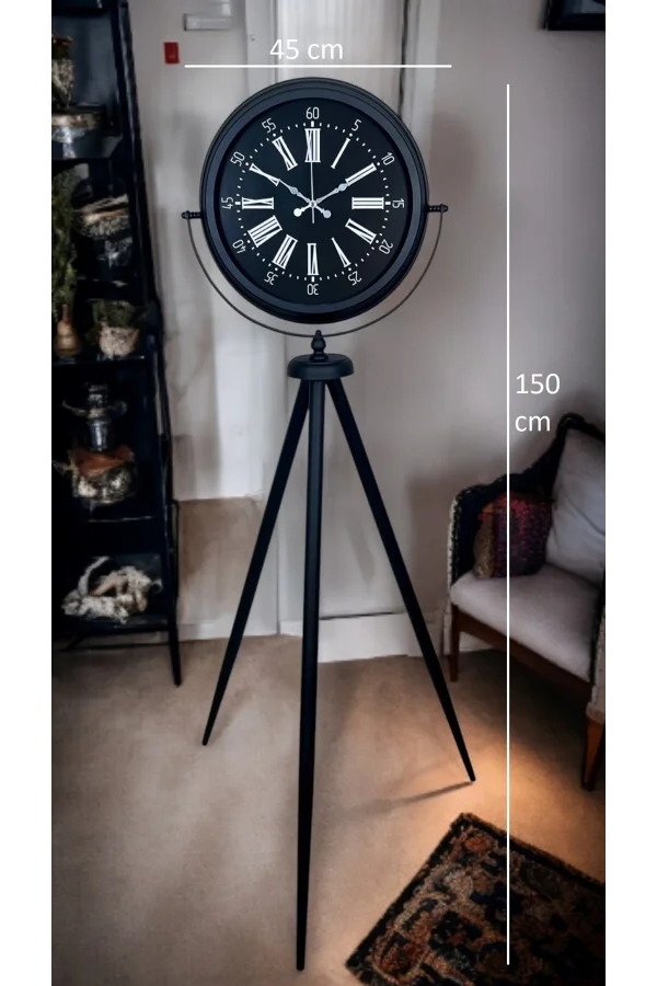 Black Aura Tripod Ayaklı Saat