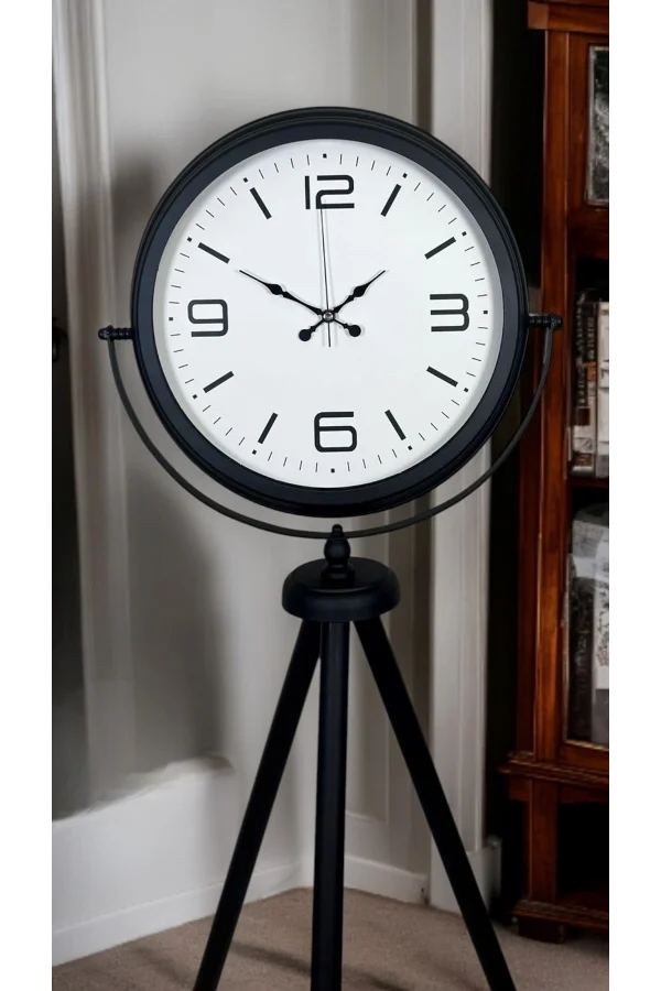 Black Balance Tripod Ayaklı Saat