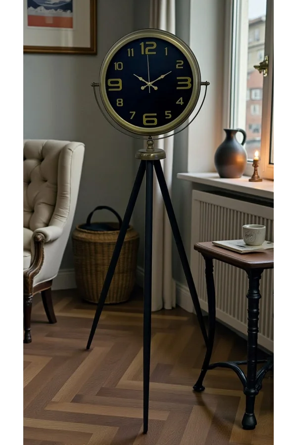 Black Noble Eskitme Tripod Ayaklı Saat