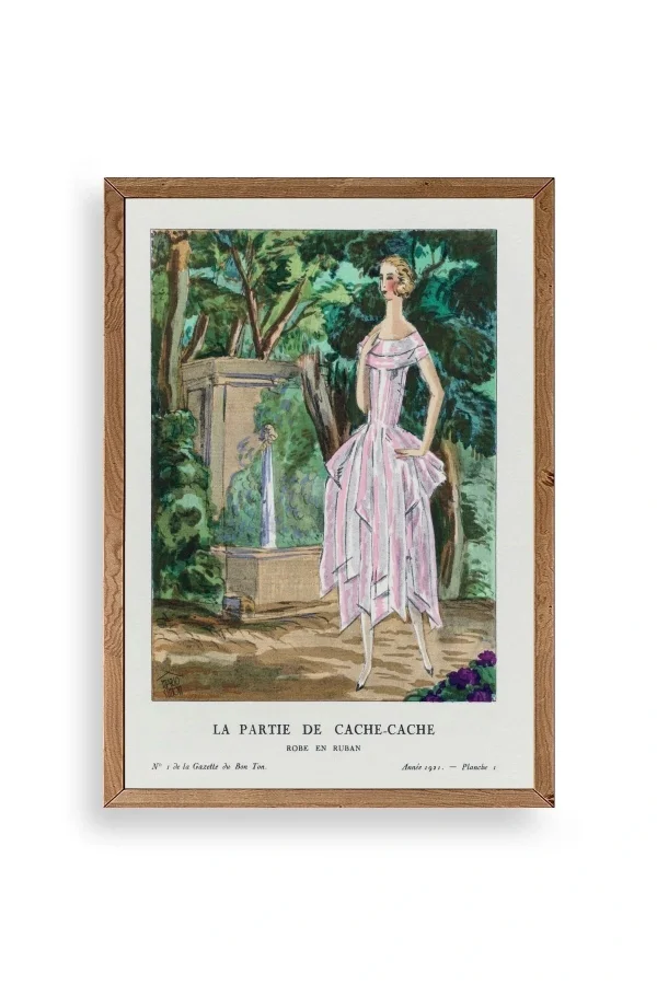 Bon Ton Gazetesi Ahşap Çerçeveli Tablo