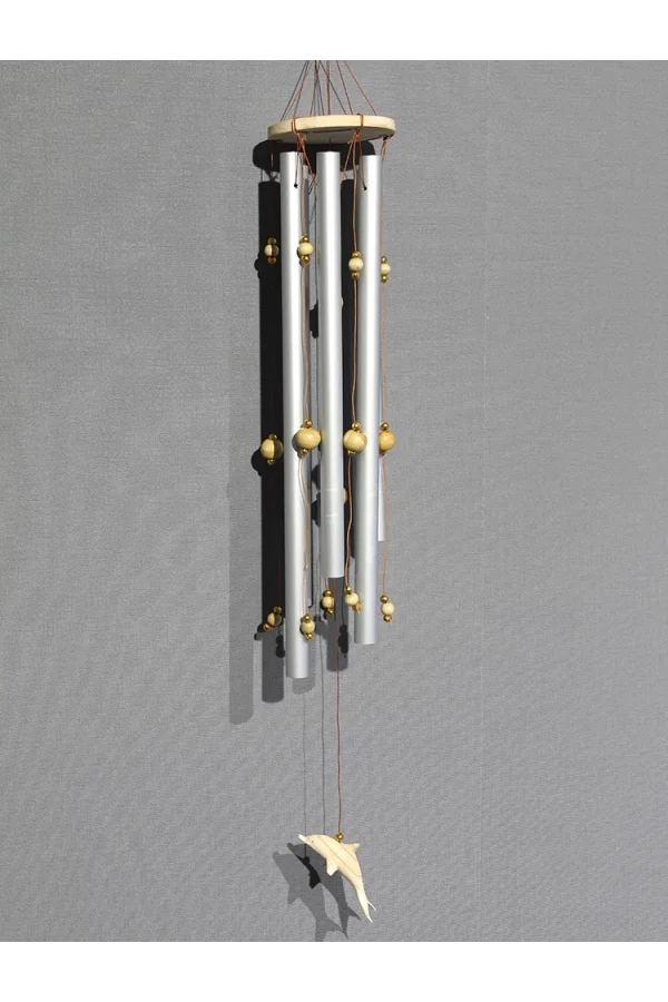 Boncuklu Metal Rüzgar Çanı Model 2