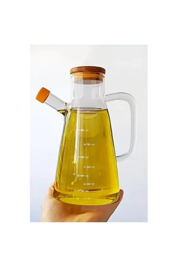 Borosilikat Cam 900 ml. Yağdanlık