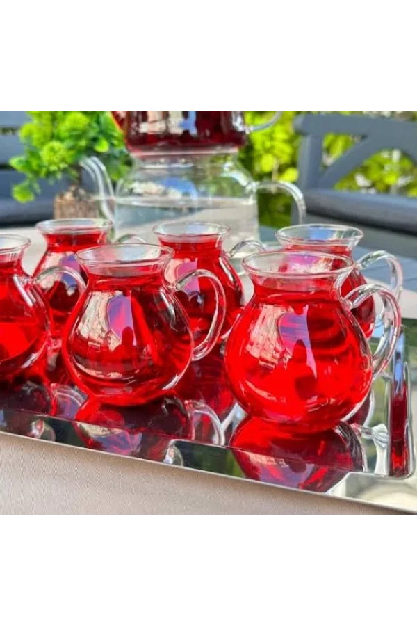 Borosilikat Cam Bardak 6 Adet