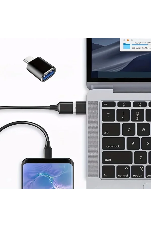 BUFFER® 1 Adet Usb to C Adaptor Dişi Çevirici Dönüştürücü Adaptör