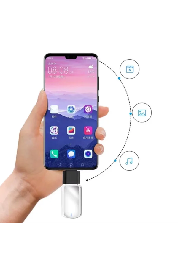 BUFFER® 1 Adet Usb to C Adaptor Dişi Çevirici Dönüştürücü Adaptör