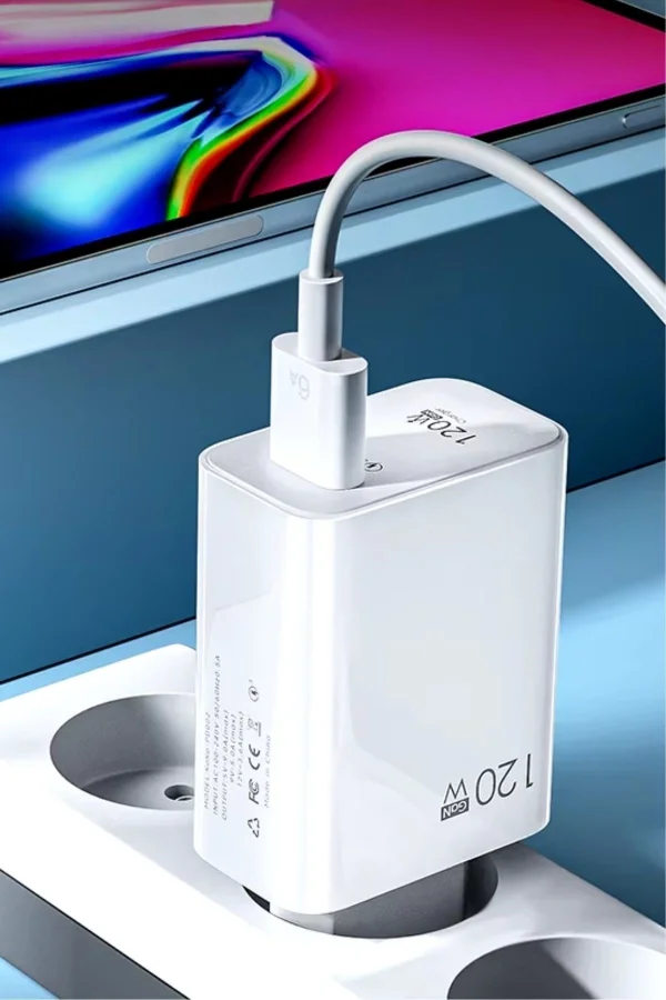 BUFFER® 120W USB Hızlı Type C Uçlu Kablolu Şarj Aleti