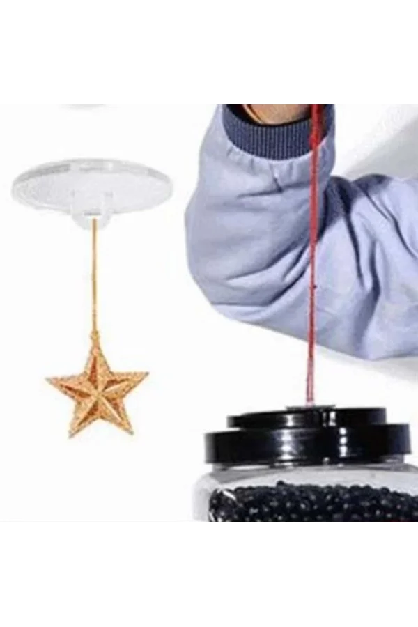 BUFFER® 20 Adet Şeffaf Yuvarlak 3 Cm Çaplı Güçlü Disk Yapışkanlar