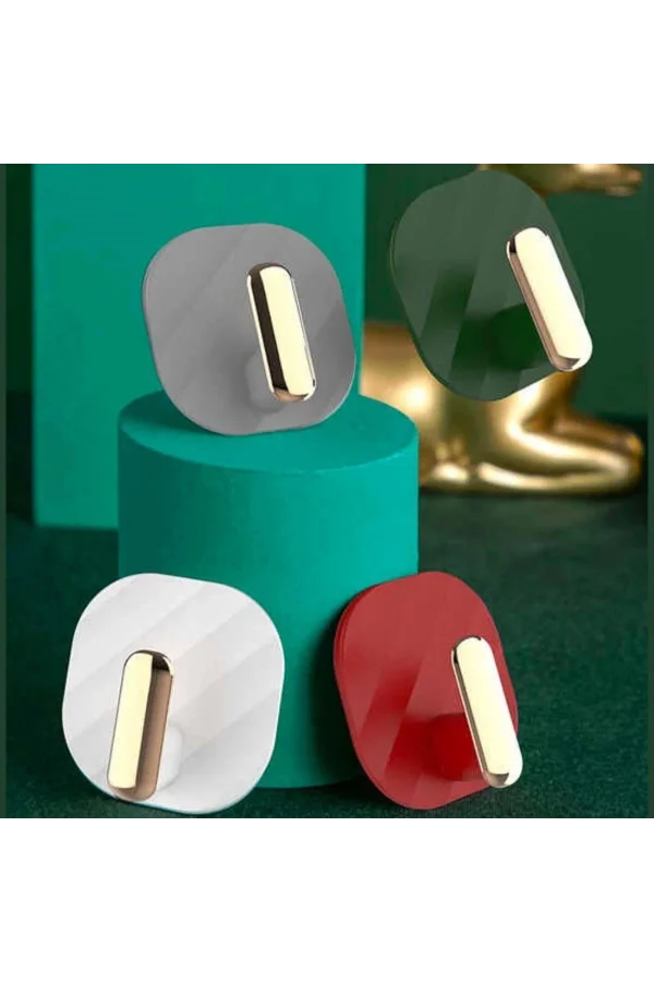 BUFFER® 2li Yapışkanlı Retro Askılık Dolap Kapak Kulpu Yeşil