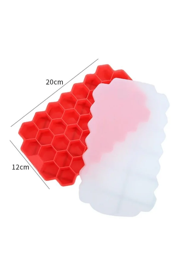 BUFFER® 37 Bölmeli Slikon Petek Şeklinde Buz Kalıbı