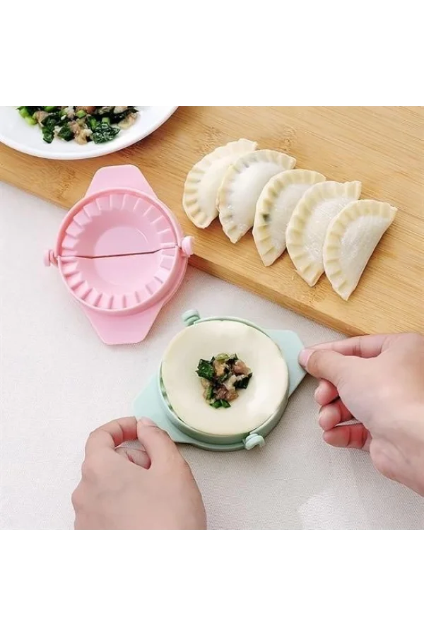 BUFFER® 3lü Çiğ börek kurabiye Hamur İşi Ravioli Kesme Kalıbı Aparatı