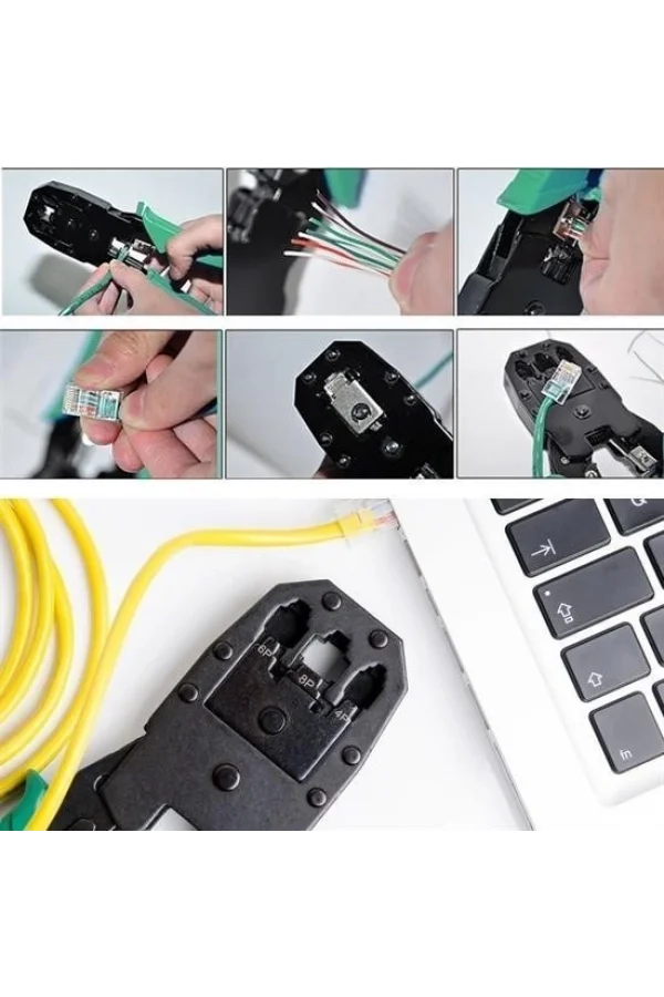 BUFFER® 3ü 1 Arada Modüler Kablo Sıkma,Soyma ve Kesme Pensesi