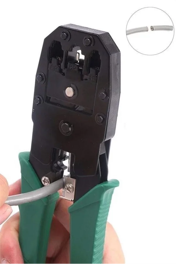 BUFFER® 3ü 1 Arada Modüler Kablo Sıkma,Soyma ve Kesme Pensesi