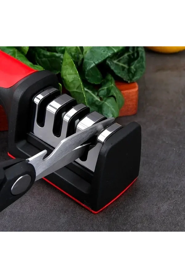 BUFFER®  4 Aşamaları Kaymaz Taban Hızlı Bıçak Makas Bileme Aracı