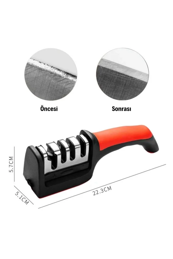 BUFFER®  4 Aşamaları Kaymaz Taban Hızlı Bıçak Makas Bileme Aracı