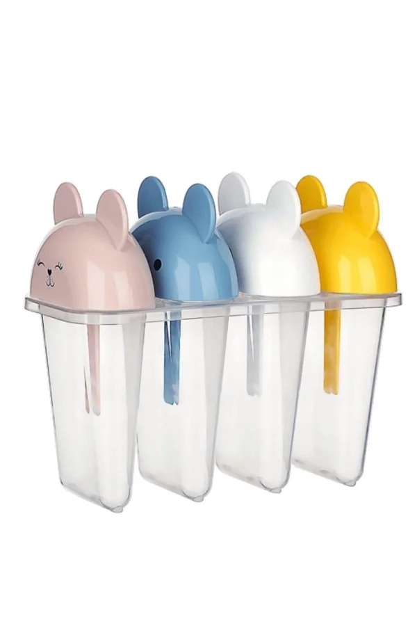 BUFFER® 4lü Kolay Şekillendirici Sevimli Çocuk Meybuz  & Dondurma Kalıbı AP-9179