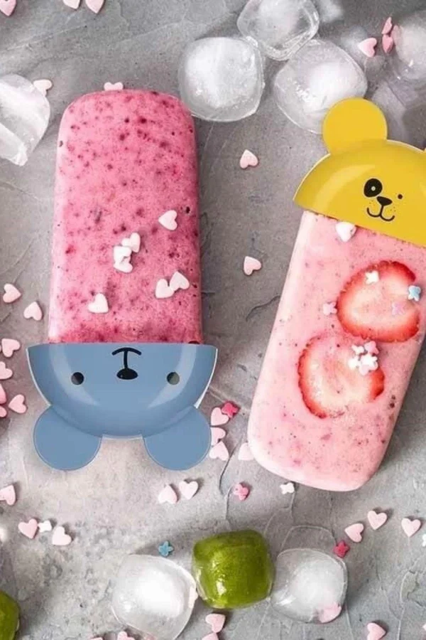 BUFFER® 4lü Kolay Şekillendirici Sevimli Çocuk Meybuz  & Dondurma Kalıbı AP-9179