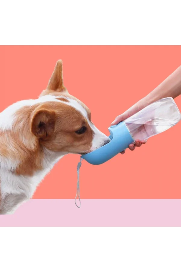 BUFFER® 450 ml Taşınabilir Butonlu Evcil Hayvan Suluğu