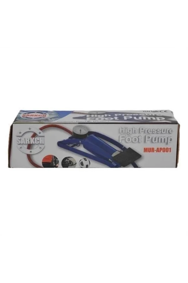 BUFFER® Basınç Göstergeli Ayak Pompası Araba Bisiklet Motor Lastik Pompası