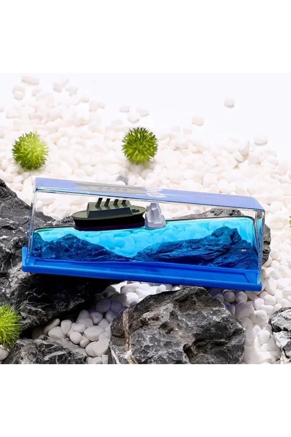 BUFFER®  Batmayan Gemi Hediyelik Dekoratif Ev ve Ofis Hediyesi Özel Aşk Gemisi