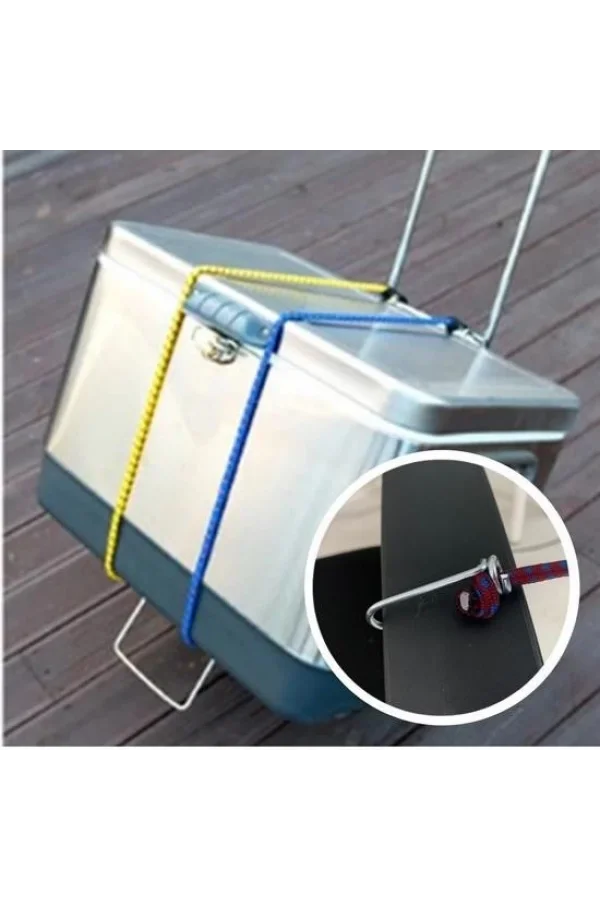 BUFFER® Bisiklet Araba Motosiklet Kancalı Bagaj Gergi Lastiği Sabitleme