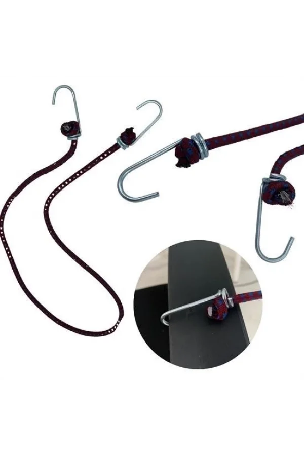 BUFFER® Bisiklet Araba Motosiklet Kancalı Bagaj Gergi Lastiği Sabitleme