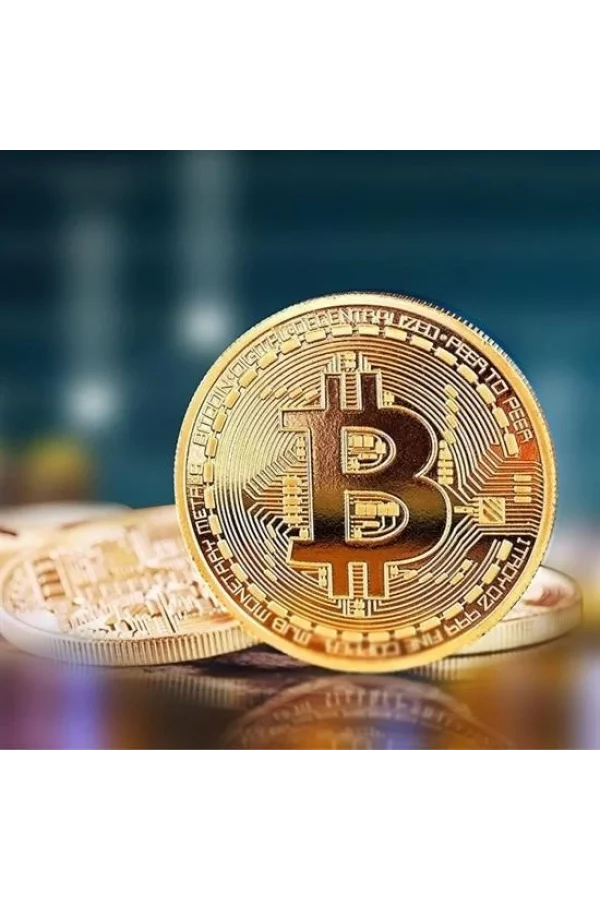 BUFFER® Bitcoin Madeni Hatıra Parası Madeni Bitcoin Hediye Sikke Para