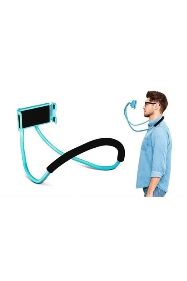 BUFFER® Boyuna Asılan Ergonomik 360 Derece Cep Telefonu Tutucu Stand