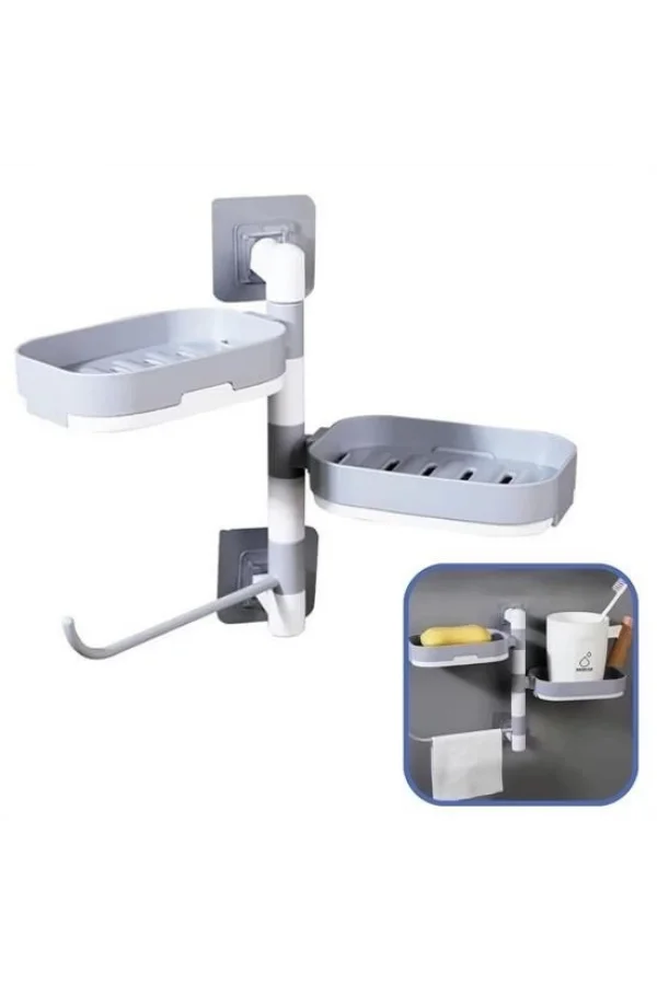 BUFFER® Çoklu Sabun Tutucu Fonksiyonel Banyo Sabunluk