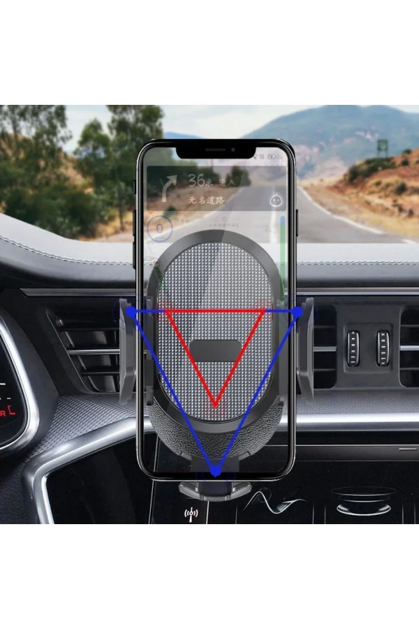 BUFFER® Güçlü Vantuzlu Araç İçi Konsol Üstü Telefon Tutucu Aparat