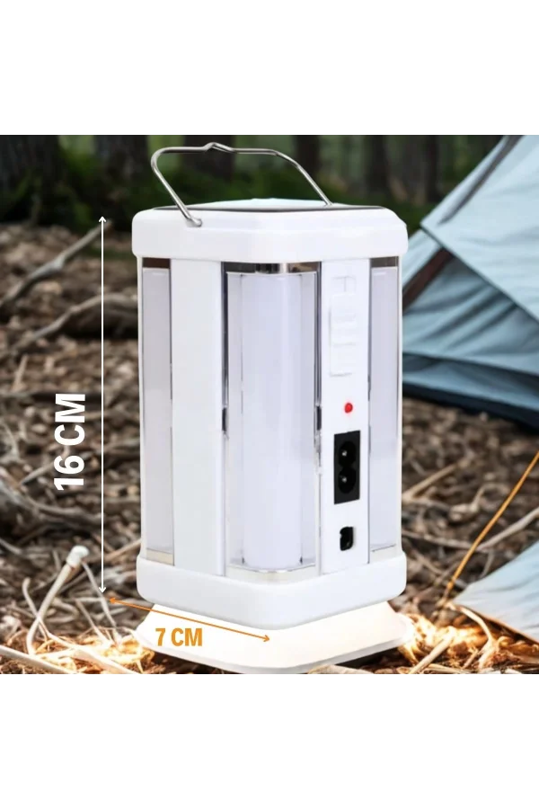 BUFFER®  Güneş Enerjili Şarjlı Işık 1200mAh Yeniden Şarj Edilebilir Batarya