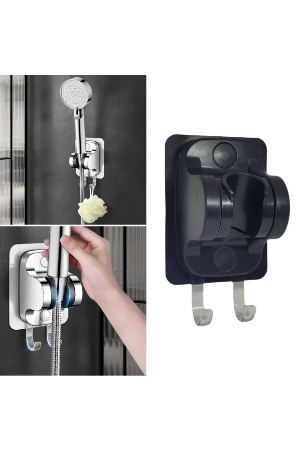 BUFFER® Kendiliğinden Güçlü Yapışkanlı Askılı Duş Başlık Tutucu