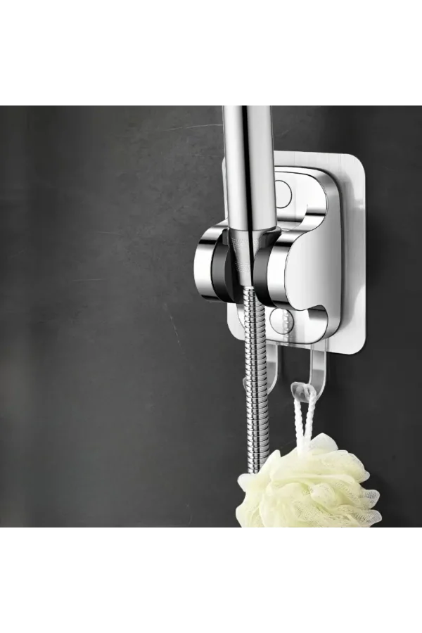 BUFFER® Kendiliğinden Güçlü Yapışkanlı Askılı Duş Başlık Tutucu
