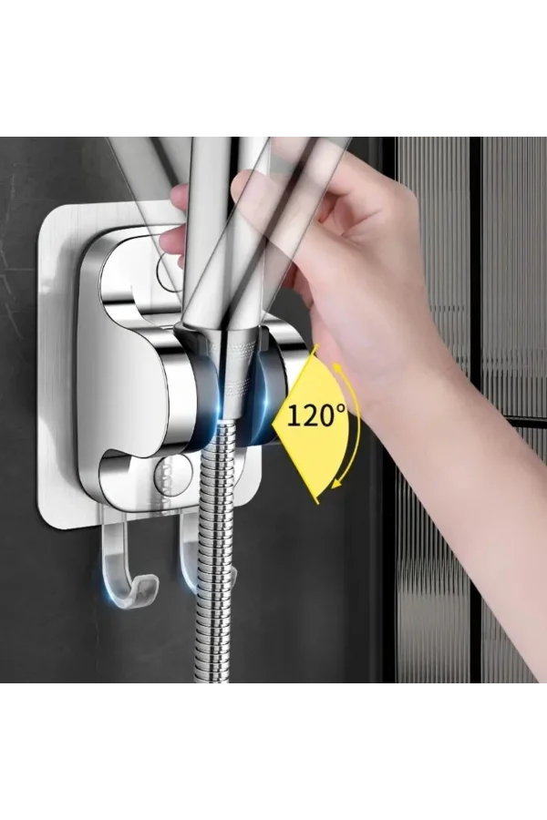 BUFFER® Kendiliğinden Güçlü Yapışkanlı Askılı Duş Başlık Tutucu