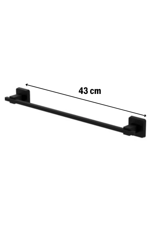 BUFFER® Kendiliğinden Yapışkanlı Siyah Çubuk Havluluk