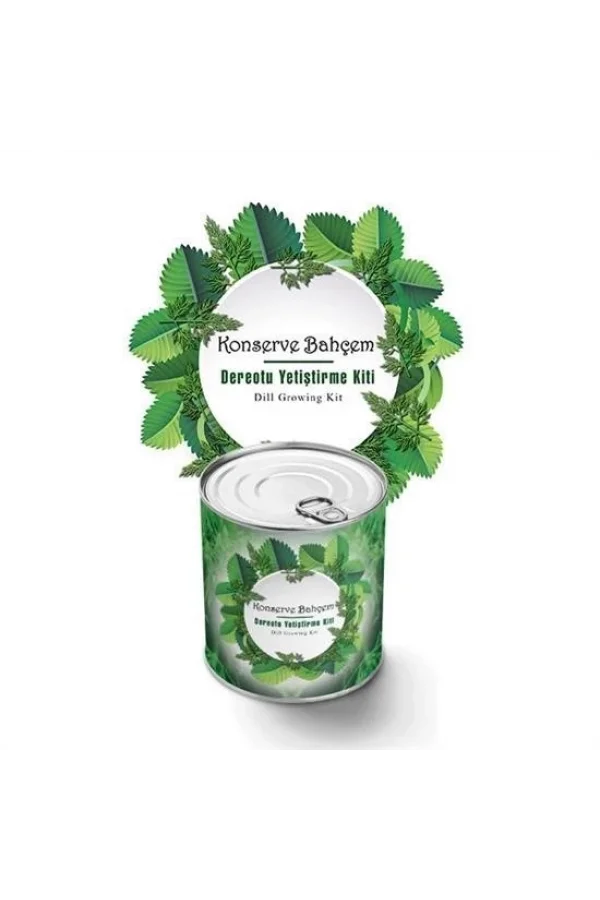 BUFFER® Konserve Bahçem Evde Konservede Dereotu Yetiştirme Kiti Aparatı