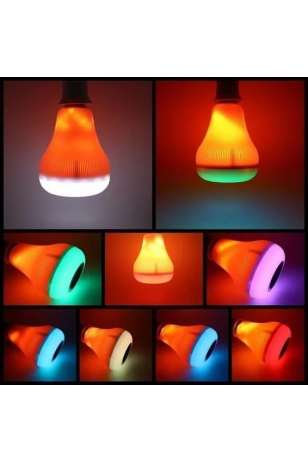 BUFFER® Kumandalı Bluetooth Hoparlör Ampul LD-37