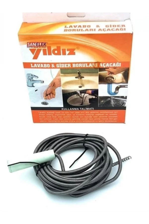 BUFFER® Lavabo Ve Gider Boru Açacağı (3 Metre)