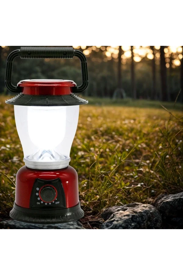 BUFFER®  Ledli Kamp Lambası Pilli Ayarlı LED Işıldak Aydınlatma