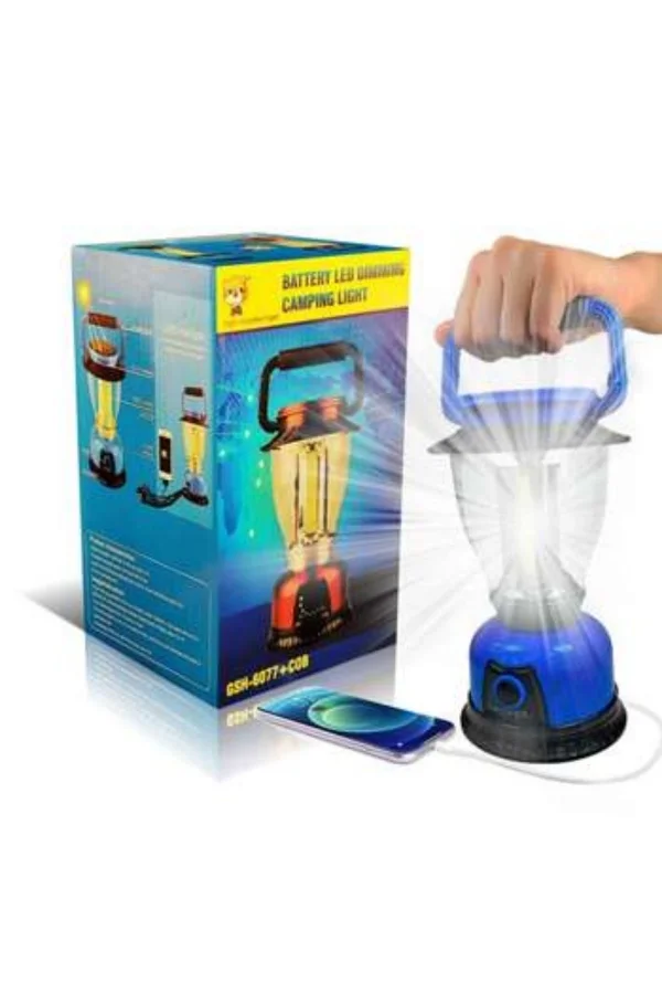 BUFFER®  Ledli Kamp Lambası Pilli Ayarlı LED Işıldak Aydınlatma