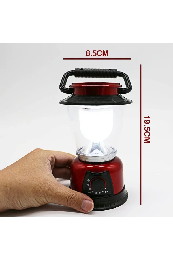 BUFFER®  Ledli Kamp Lambası Pilli Ayarlı LED Işıldak Aydınlatma