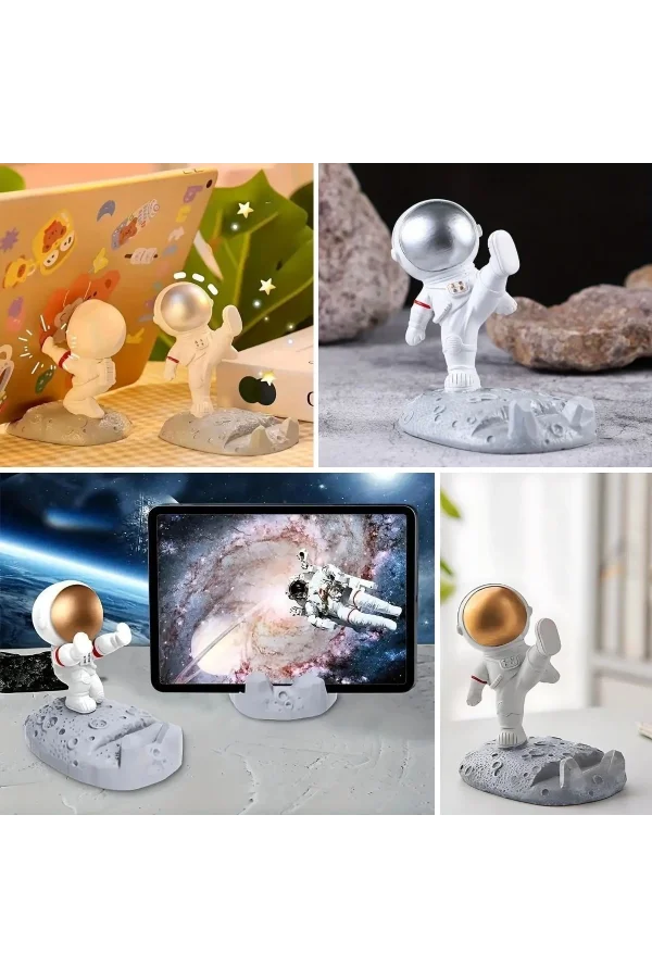 BUFFER® Mini Astronot Model Telefon ve Tablet Tutucu Standı