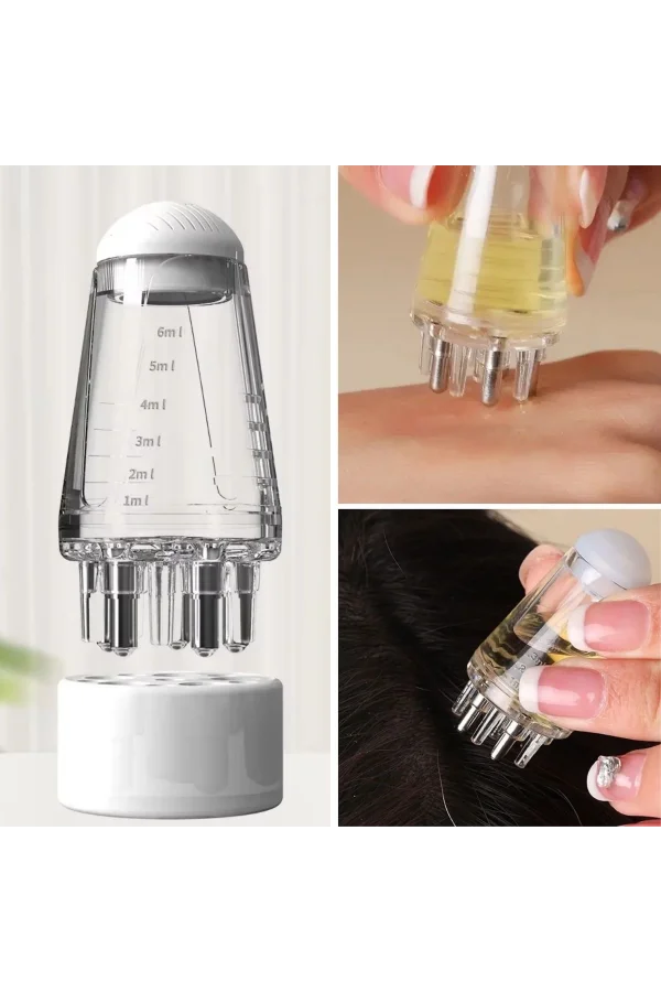 BUFFER® Mini Saç Derisi ve Cilt Bakım Serum Aplikatörü Saç Serum Şişesi