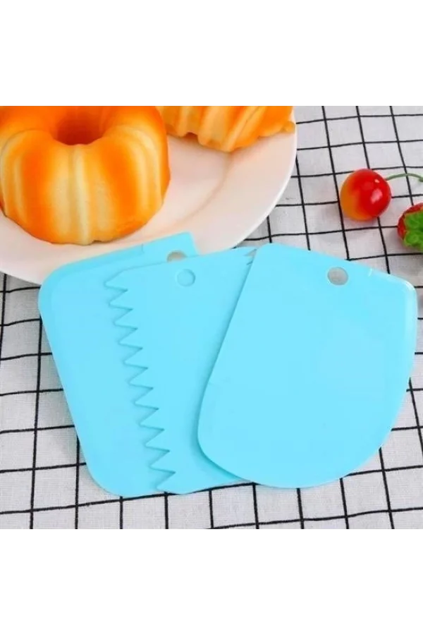 BUFFER® Pasta Hamur Şekillendirici Spatula Kesici Kazıyıcı Dekoratör Set