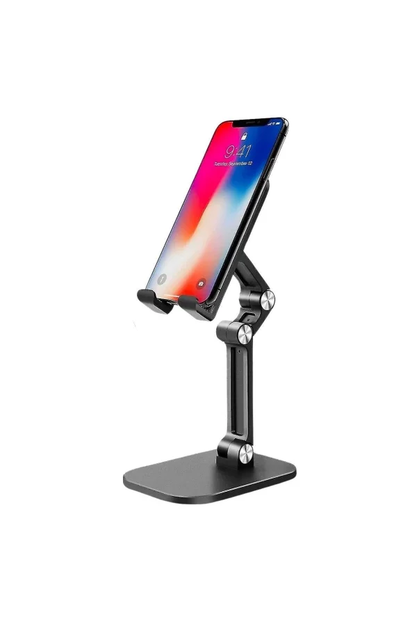 BUFFER® Plastik Ayarlanabilir Kaydırmaz Taban Telefon Tablet Standı
