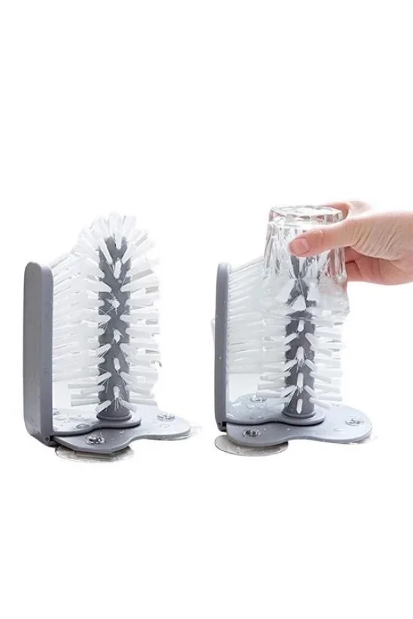 BUFFER® Pratik Kolay Fonksiyonel Vantuzlu Elde Bulaşık Yıkama Fırçası