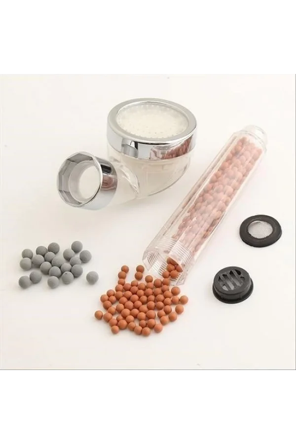 BUFFER® Renk Değiştiren Led Işıklı Su Tasarruflu Basınçlı Duş Başlığı