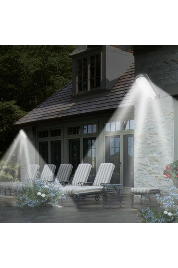 BUFFER® Sensörlü Güneş Enerjisi İle Şarj Olabilen Duvara Monte Solar Aydınlatma  GL-84069