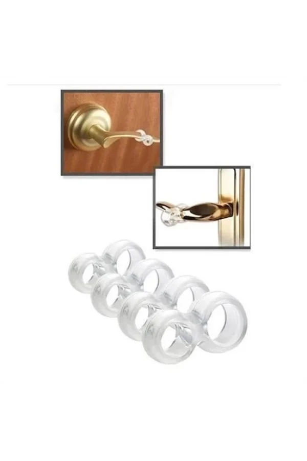 BUFFER® Silikon Kapı & Pencere Vurma Önleyici Stoper Kapı Tamponu 4 Adet